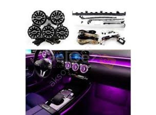Mercedes W177 Uyumlu Yedek Parça Işıklı Havalandırma Ve Ambiyans Seti