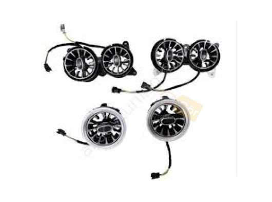 Mercedes W222 S Serisi Uyumlu Yedek Parça Ön Havalandırma (Menfez) Ambiyans - 7 Renk