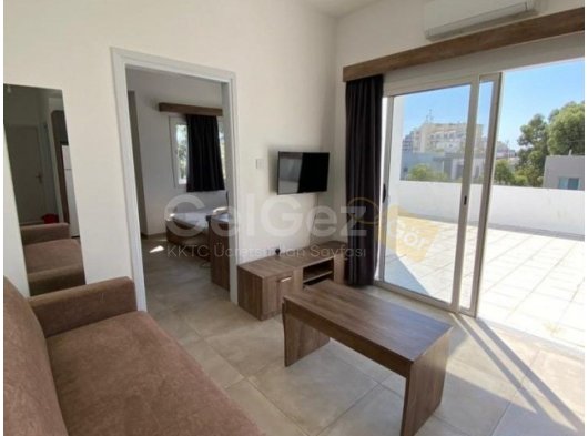 GAZİMAĞUSA TEKANT KİRALIK EŞYALI 1+1 PENTHOUSE