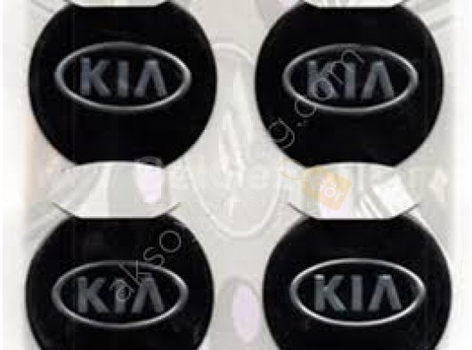 Kia Uyumlu Yedek Parça Siyah Jant Göbeği