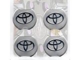 Toyota Uyumlu Yedek Parça Gri Alüminyum Yapıştırma Jant Göbeği 4Lü 60mm