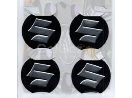 Suzuki Uyumlu Yedek Parça Siyah Alüminyum Yapıştırma Jant Göbeği 4Lü 60mm