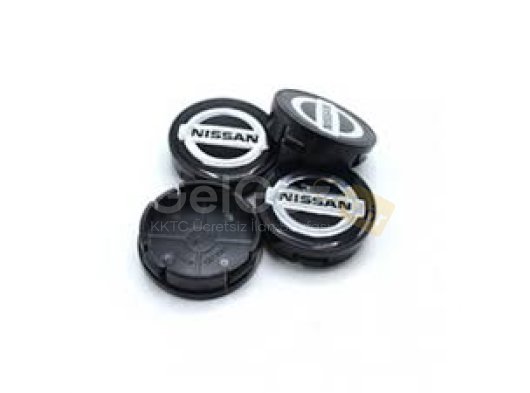 Nissan Uyumlu Yedek Parça Geçmeli Siyah gri 55/58 mm Jant Göbeği