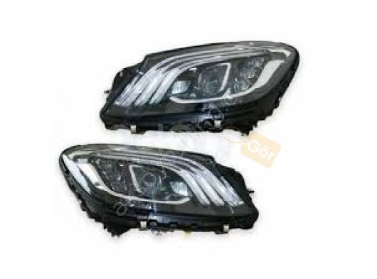 Mercedes S Class W222 (2013-2017) Uyumlu Yedek Parça Modüllü Led Far Seti LAM-T098