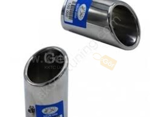 Volkswagen Jetta 1.6 TDİ Uyumlu Yedek Parça Vidalı Krom Egzoz Ucu 100-002