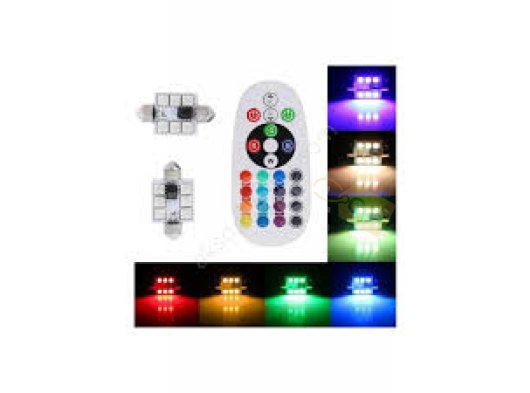 Uzaktan Kumandalı 36MM Sofit RGB Renkli Led