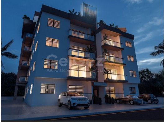 GAZİMAĞUSA ÇANAKKALE PROJE AŞAMASINDA 1+1-2+1 DAİRELER /2+1 PENTHOUSE