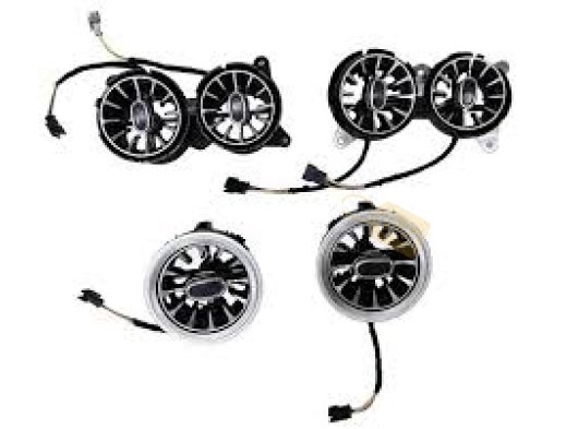 Mercedes S Class W222 2014-2020 Uyumlu Yedek Parça 7 Renk Ön Havalandırma Ambiyans