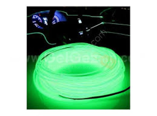 Araç İçi Neon Aydınlatma Yeşil 3 Metre