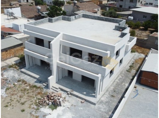 BU FİYATA BASKA YER YOK !!! GAZİMAĞUSA İNÖNÜ SATILIK YARIM İNSAAT İKİZ VİLLA