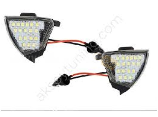 Volkswagen Golf 5+ 2005-2011 Uyumlu Yedek Parça Ayna Altı Led
