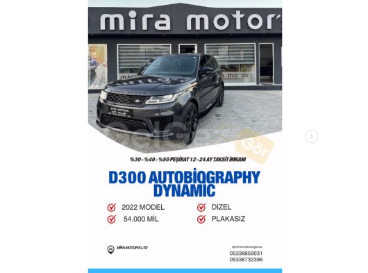 2022 Model Otomatik Land Rover Range Rover Sport