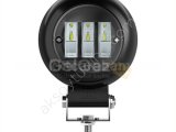 Yuvarlak Off Road Spot Sis Lambası 3 Led Siyah Çerçeveli