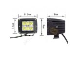 18W CRE Power Led Kare Sis Lambası 6 Ledli