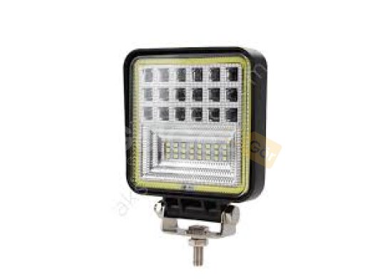 126W CRE Power Led Beyaz Angelli Kare Sis Lambası 42 Ledli