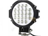 63W CRE Power Led Üniversal Yuvarlak Sis Lambası 21 Ledli Siyah