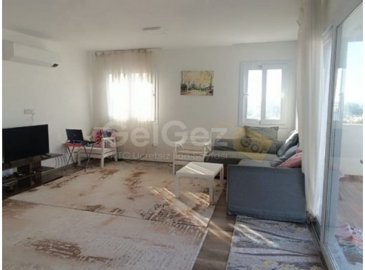 GAZİMAĞUSA ÇANAKKALE SATILIK EŞYALI 2+1 PENTHOUSE
