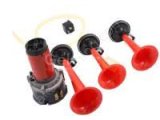 3 Borulu Kompresörlü Havalı Korna 12V