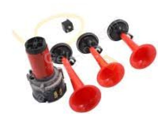3 Borulu Kompresörlü Havalı Korna 12V