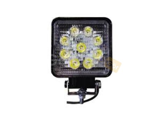 Off Road Kare Led Çalışma Lambası 9 Ledli 12-24V / 27W