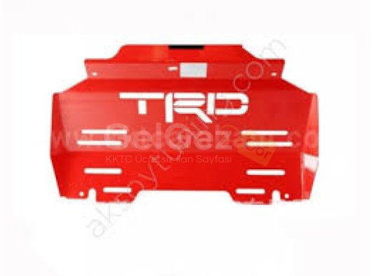 Toyota Hilux Revo 2015+ Uyumlu Yedek Parça TRD Kırmızı Karter Koruma