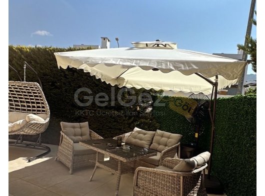 Girne Alsancak ta satılık bahçe katı 1+1 daire