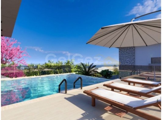 Girne LAPTA da lüks,konforlu satılık 4+1 villalar