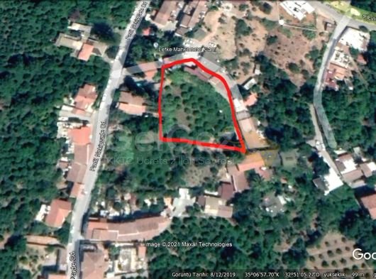 Lefke merkezde 2053 m2 Türk koçanlı arsa