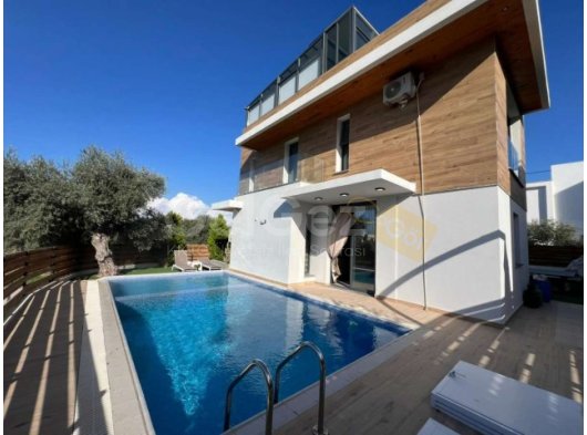 Çatalköy 3+1 Lüks Villa – Dağ ve Deniz Manzaralı