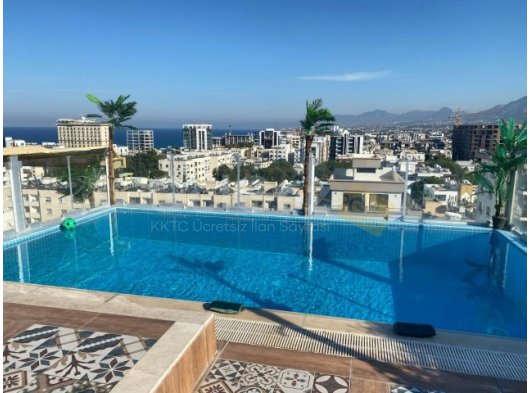 GİRNE MERKEZDE LÜX EŞYALI 3+1 PENTHOUSE