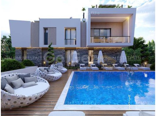 Girne Yakınlarında Yeni Sıcacık Site İçerisinde 50 m² Çatı Teraslı, Havuzlu, Yer Altı Otoparklı Penthouse 2+1