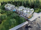 Girne Yakınlarında Yeni Sıcacık Site İçerisinde 50 m² Çatı Teraslı, Havuzlu, Yer Altı Otoparklı Penthouse 2+1