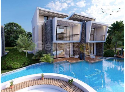 Denize - 400M. Villa - Adanın En Güzel Yerinde, Girne'ye 10 Km Uzaklıkta, Sınırda Bir Villa Kompleksinde Yer Almaktadır
