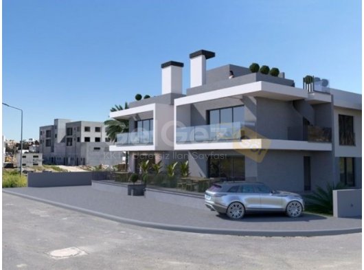 Gönyeli Yeni Villalar Bölgesinde Türk Malı 3+1 135m² Lüks Penthouse Daireler