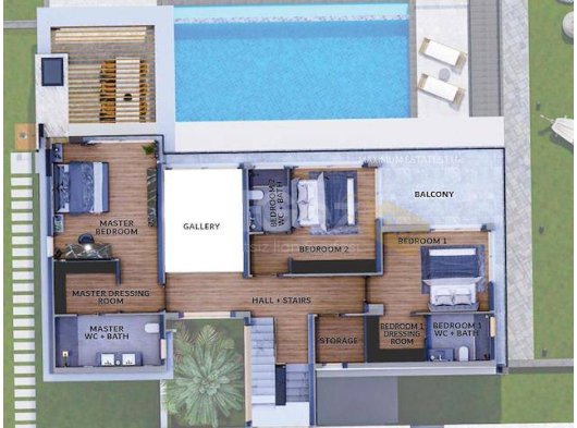 Modern Konforlarla Lüks Bahçe 2 Bedroom Garden Apartment – Earth 4