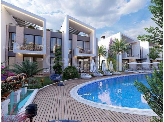 Lapta’da Akdeniz Yaşamı – Çatı Teraslı ve Deniz Manzaralı Modern Rezidanslar