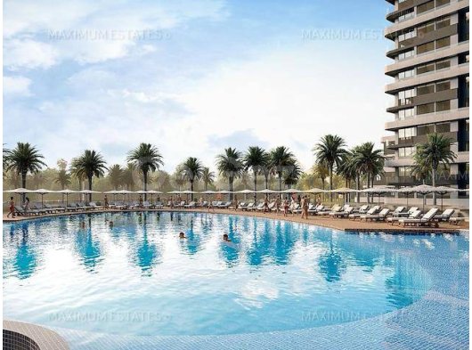 İskele’de Balkonlu, Tam Donanımlı Modern Stüdyo Daire