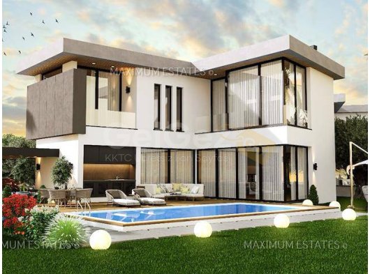 Çatalköy, Girne’de Lüks Elegant Tasarımlı Villa