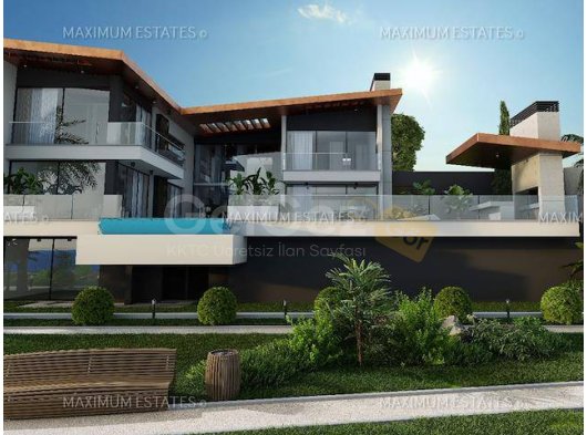 Zeytinlik, Girne’de Panoramik Deniz ve Dağ Manzaralı Lüks Villalar