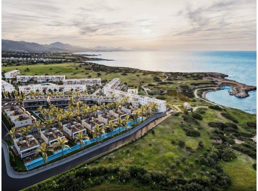 Tatlısu -Girne Doğa İle İç İçe Çağdaş Konutlar 1+1 Odalı Bahçelı Daire