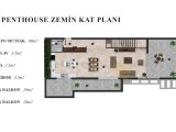 Denize 300 Metre Mesafede Lüks Dubleks Penthouse 2+1 Odalı Projesi
