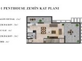 Girne’de Denize Yakın Lüks 3+1 Dubleks Penthouse – 310 m², Özel Çatı Havuzu İle