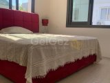 Girne zeytinlik bölgesinde full eşyalı geniş teraslı satılık 2 + 1 daire