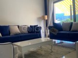 Girne zeytinlik bölgesinde full eşyalı geniş teraslı satılık 2 + 1 daire