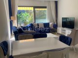 Girne zeytinlik bölgesinde full eşyalı geniş teraslı satılık 2 + 1 daire