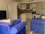 Girne zeytinlik bölgesinde full eşyalı geniş teraslı satılık 2 + 1 daire
