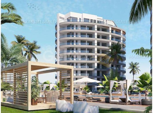 Gaziveren’de Deniz Manzaralı Lüks Yatırım – Garantili Kira Gelirli Full Mobilyalı 2+1 Penthouse