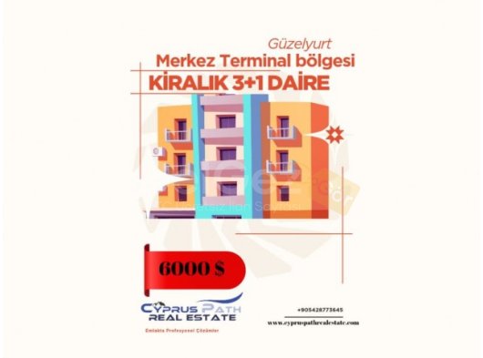 Güzelyurt Merkez, Güzelyurt'ta Kiralık Daire