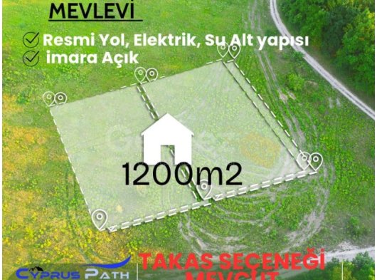 Güzelyurt Mevlevihanesi'nde imara açık güzel arsa