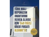 Satılık Ticari Depolar – Elektrik ve Su Bağlı, Hemen Teslim Türk Malı Tapu (Müstakil Koçanlar Hazır